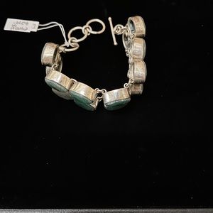 Emerald tennis bracelet